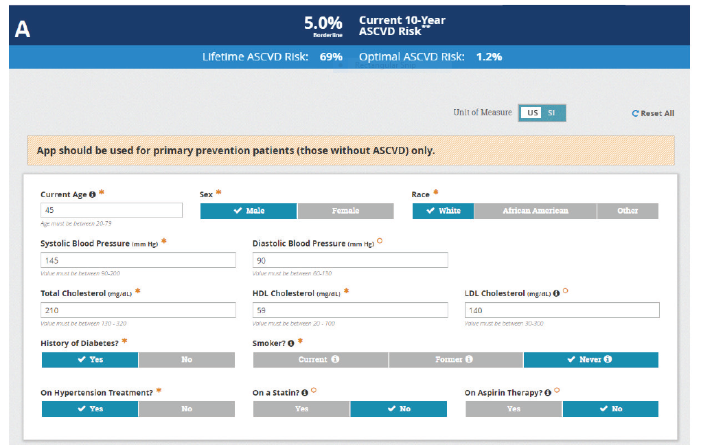 5% Current 10-Year ASCVD Risk
