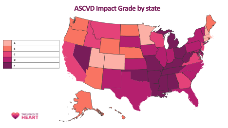 ASCVD Impact Grade by state
