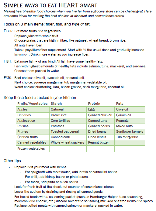 Simple Ways to Eat Heart Smart